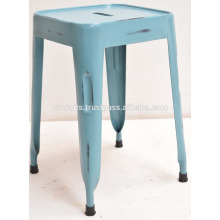 industrial vintage metal stool